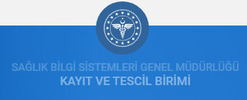 Sağlık Bilgi Sistemleri Genel Müdürlüğü Kayıt ve Tescil Birimi